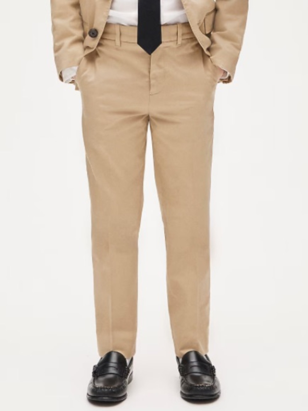 J crew British khaki Boys' Ludlow suit pant in chino